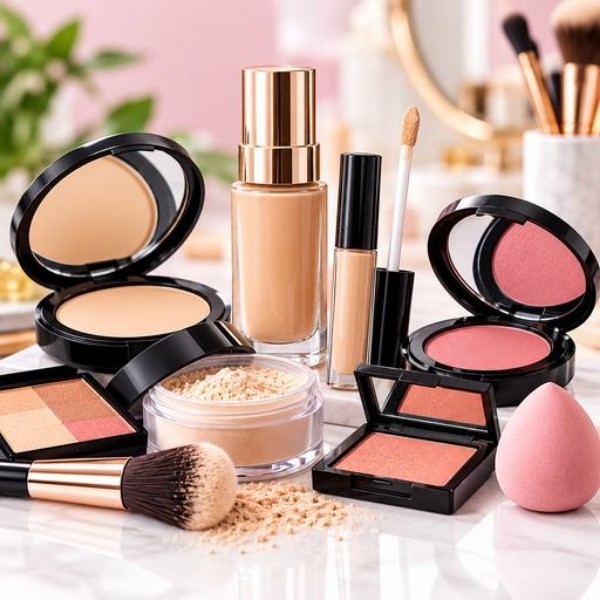 Base Maquillaje, Correctores, Polvos y Colorete