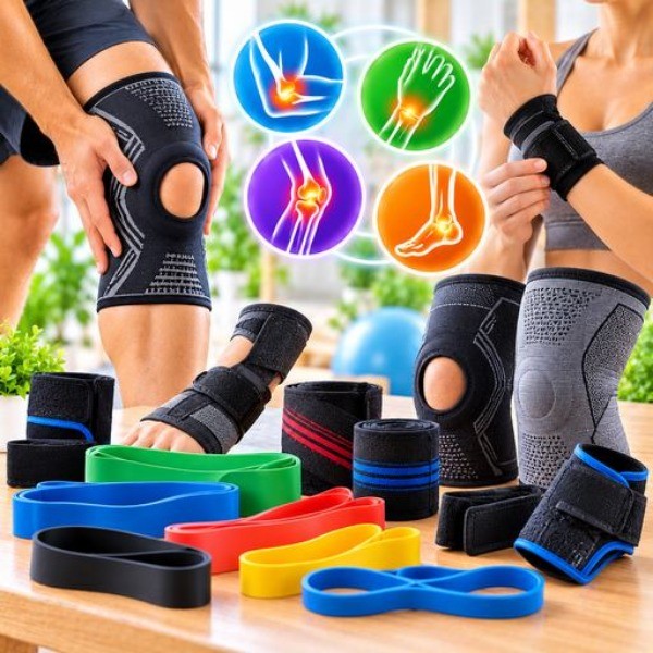 Bandas Elásticas, Muñequeras y Rodilleras