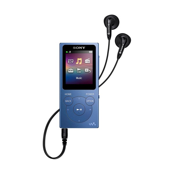 Sony nwe394l azul reproductor mp3 con pantalla de 1.77''