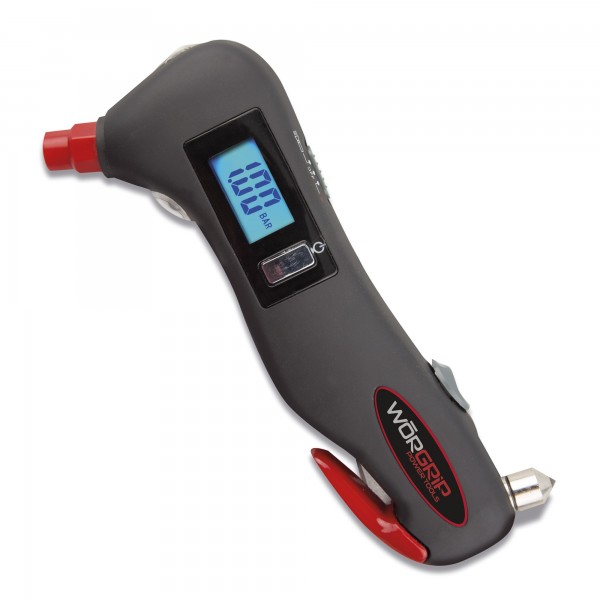 Worgrip Manómetro digital medidor presión neumáticos multifuncional