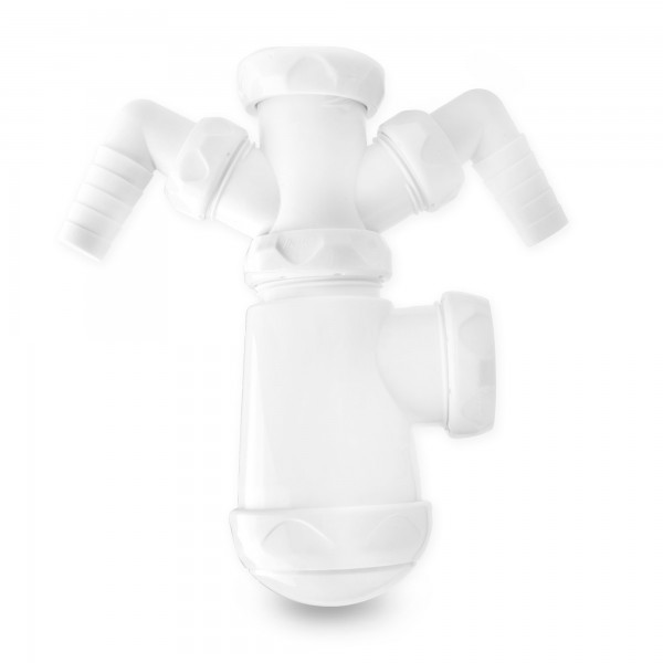 Sifon botella exten. toma lavad. doble