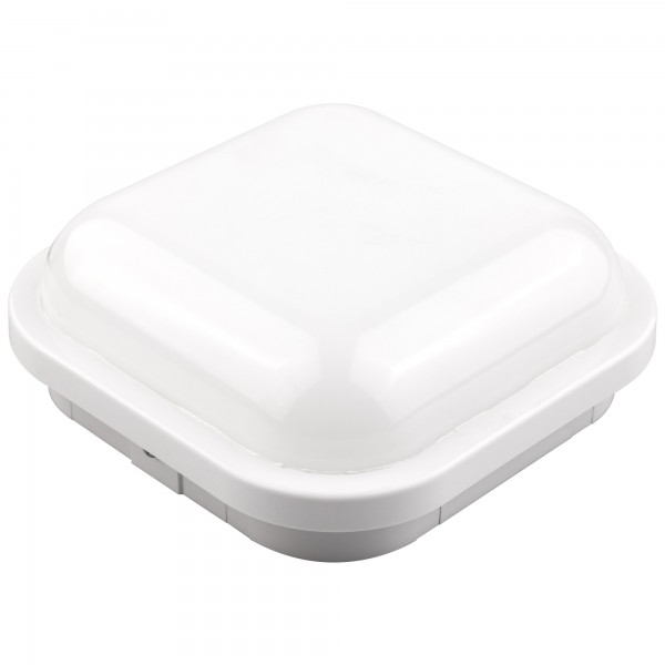 Aplique led ip65 blanco cuadrado 20w.fri