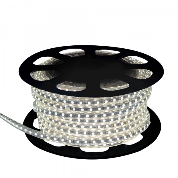 Tira led 230v ip68 smd5050 25mts.fria Tira led 230v ip68 smd5050 25mts.fria