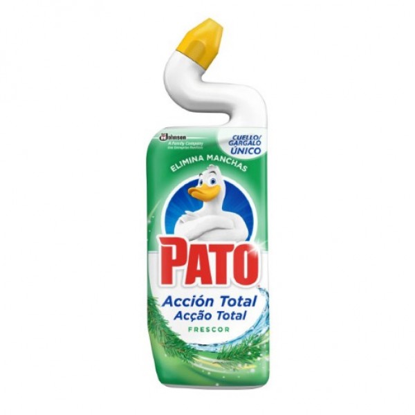 Pato WC Acción Total gel limpiador inodoro perfuma elimina manchas 750 ml