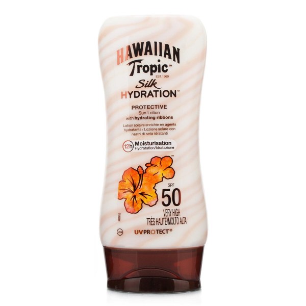 Hawaiian Tropic Silk Hydration loción protectora solar spf50 crema 180ml Hawaiian Tropic Silk Hydration loción protectora solar spf50 crema 180ml