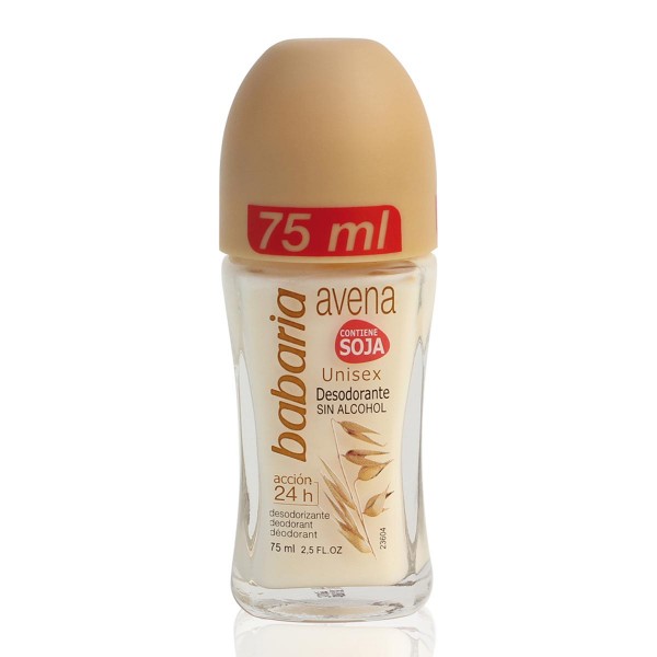 Babaria Avena desodorante sin alcohol con soja roll-on 75 ml