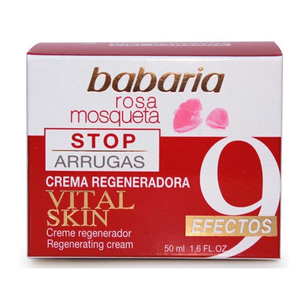 Babaria Vital Skin crema facial Rosa Mosqueta 9 Efectos 50ml