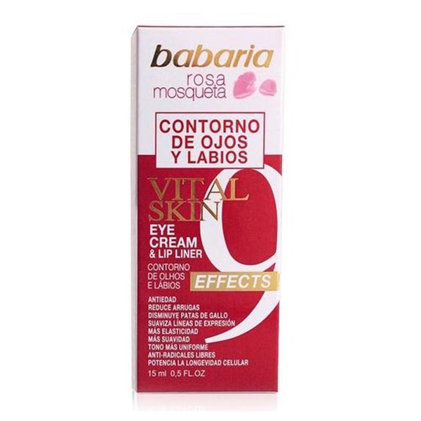 Babaria Rosa Mosqueta crema contorno de ojos y labios 15ml