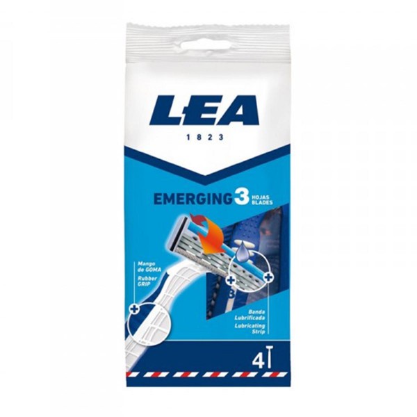 Lea Emerging 3 maquinilla de afeitar desechable 4 unidades