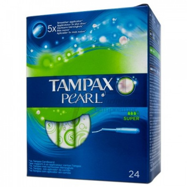 Tampax Tampones Pearl Super 24 unidades