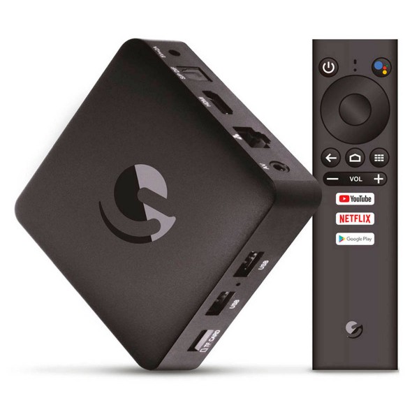 Engel en1015k negro android tv 4k ultra hd dispositvo para convertir el