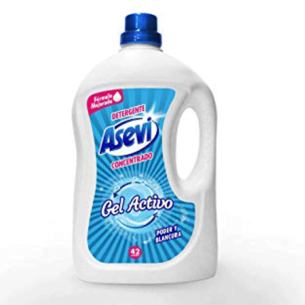 Detergente Concentrado Asevi Gel Activo 42 Lavados