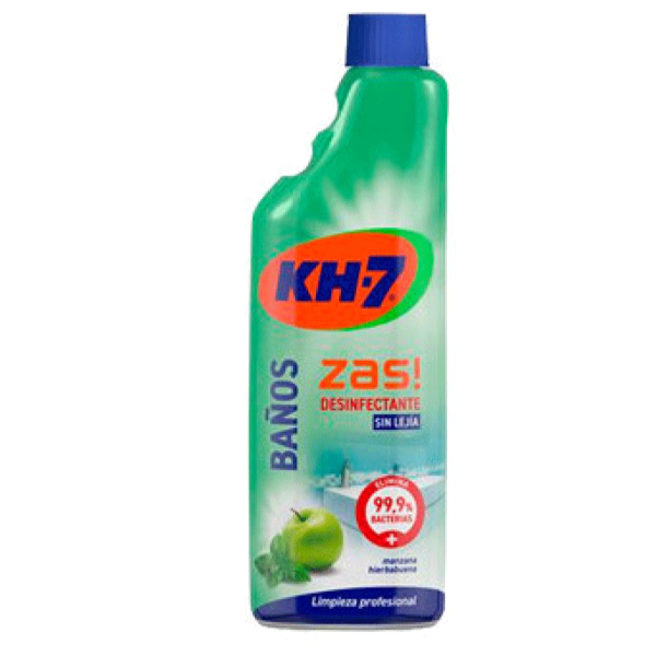 KH-7 ZAS Baños limpiador desinfectante sin lejía recambio 750 ml