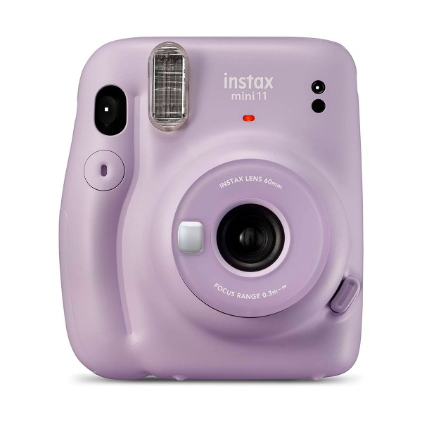 Fujifilm instax mini 11 lila cámara instantánea con flash de alto rendimiento
