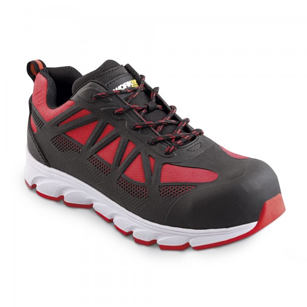 Workfit Arrow Rojo S1P / SRC Zapato de seguridad puntera fibra de vidrio Talla 37