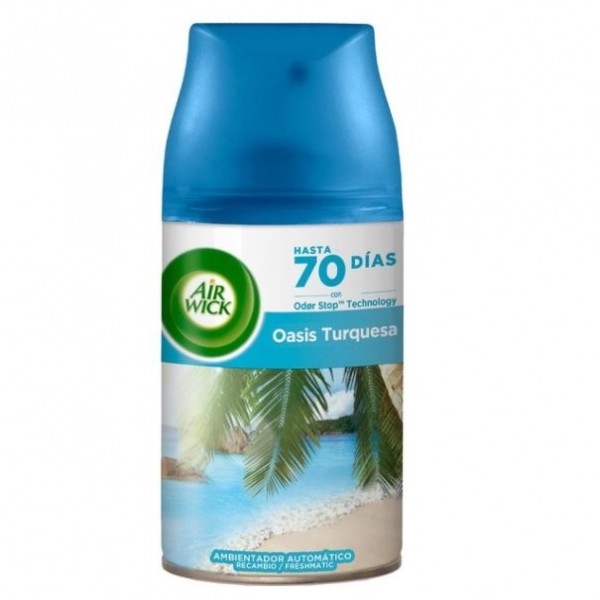 Air wick Freshmatic Ambientador spray Recambio OASIS TURQUESA 250 ml