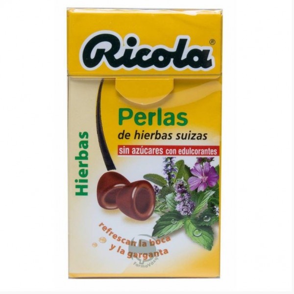 RICOLA PERLAS HIERBAS SUIZAS S-A 25 G