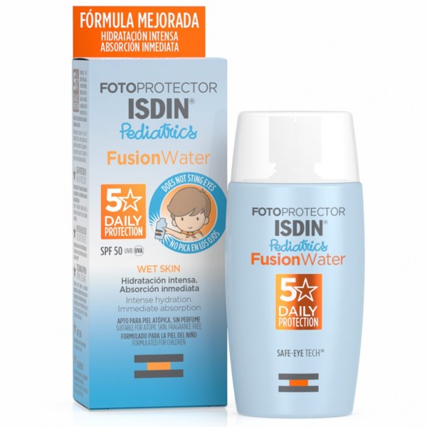 ISDIN Pediatrics Fusion Water protector solar infantil SPF 50 crema 50 ML