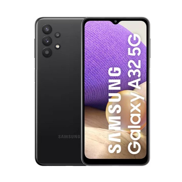 Samsung galaxy a32 negro teléfono móvil 5g dual sim 6.5'' smartphone 64gb 4gb ram quadcam 48mp