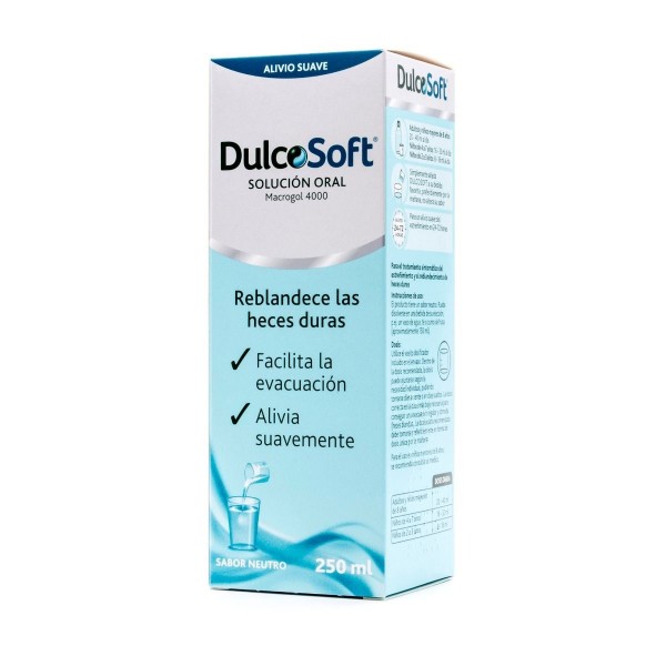 DulcoSoft Solución Oral  Macrogol 4000 Jarabe Tratamiento Suave Estreñimiento 250 ml