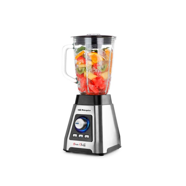 Orbegozo bv 15000 batidora de vaso profesional 1500w con jarra de cristal de 1.5l