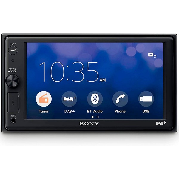 Sony xav-ax1005db receptor de dab+ con pantalla de 6.2'' para el coche con bluetooth apple carplay