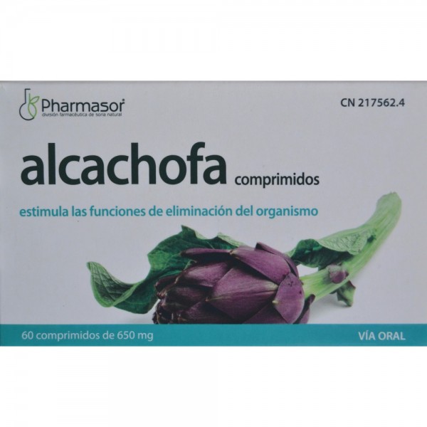 Alcachofa 500 Mg 60 Comps Pharmasor R.17562