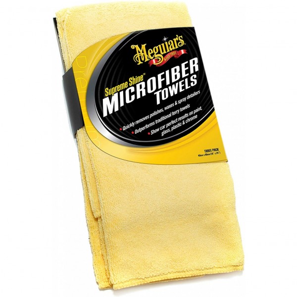 Meguiar's MG02020 Pack de 3 Toallas de Microfibra Premium