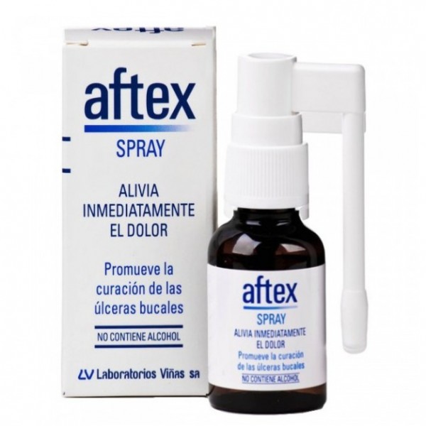 Aftex Spray Oral Tratamiento de aftas y úlceras bucales 30 ml