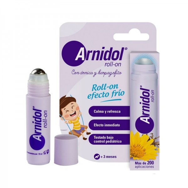 Arnidol roll-on  efecto frio calma y refresca tras pequeños golpes de los niños 15 ml