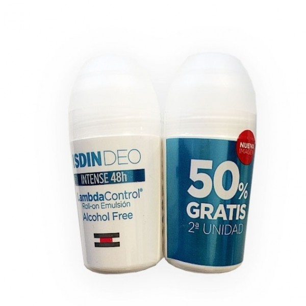Isdin Deo LambdaControl desodorante sin alcohol rollon 2x50ml