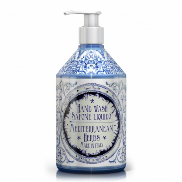 Jabón Natural Líquido de Manos Hierbas Mediterráneas dosificador 500 ml