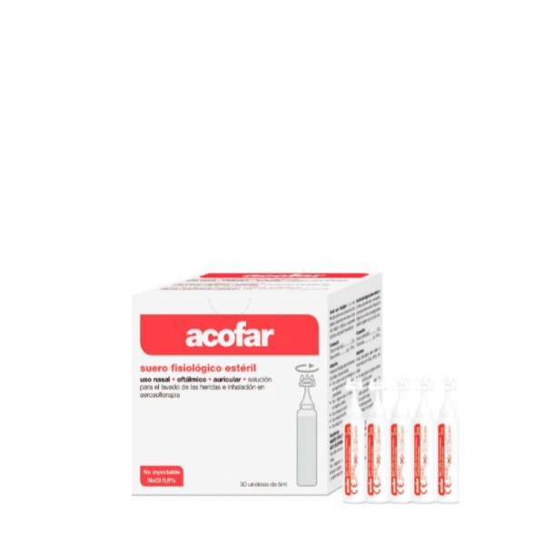 Acofar Suero Fisiologico Nasal Y Oftalmico 30x5 