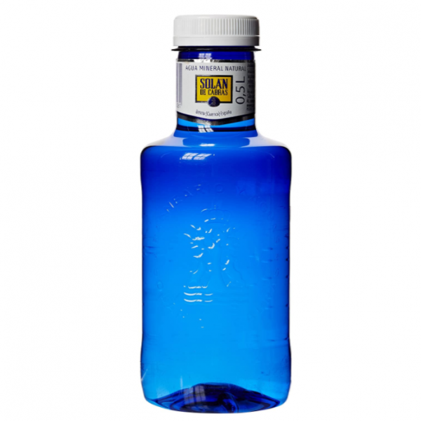 Solan De Cabras Agua Mineral Natural 0,5l Azul
