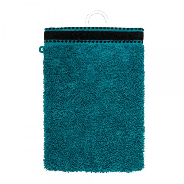 Pack 2 unid. guante-toalla baño premium color verde 15x21cm (pack 2 unidades)
