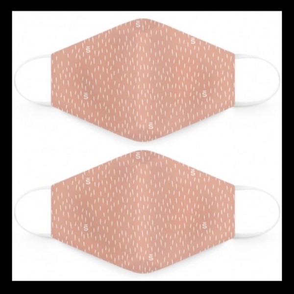 Suavinex Mascarilla higiénica tela rosa reutilizable 2uds Suavinex Mascarilla higiénica tela rosa reutilizable 2uds