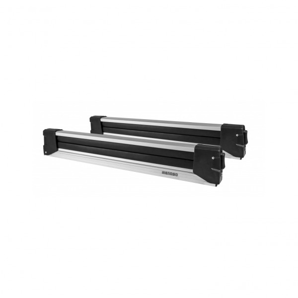 Menabo Yelo Barras porta esquís coche para 6 pares de esquís o 4 snowboards
