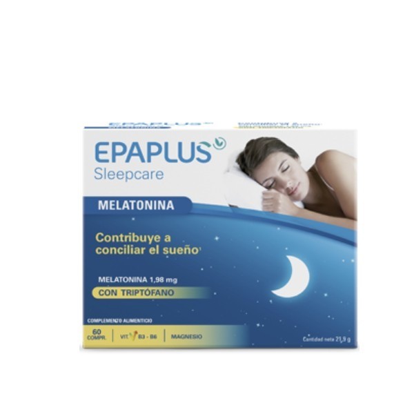 Epaplus Sleepcare Melatonina-triptofano 60 Compr
