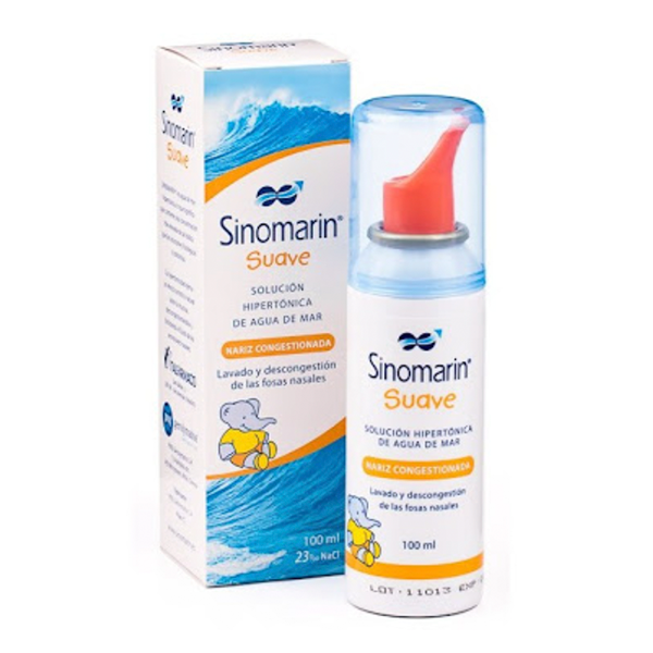 Sinomarin Niños Agua de Mar Descongestionante Nasal Natural Suave 100 ml