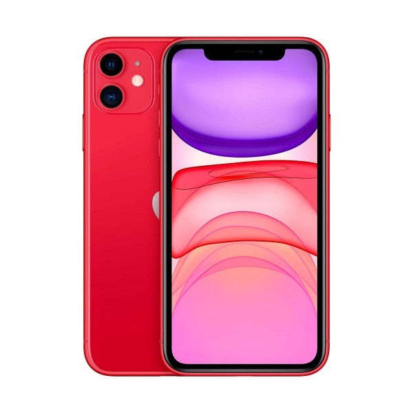 Apple iphone 11 reacondicionado (cpo) rojo / 4+128gb / 6.1" ips / esim