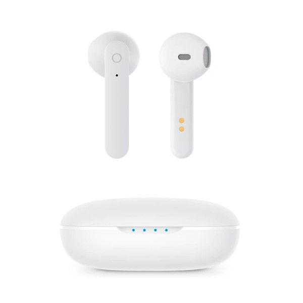 Spc Zion Go Blancos auriculares inalámbricos con micrófono Bluetooth y estuche de batería