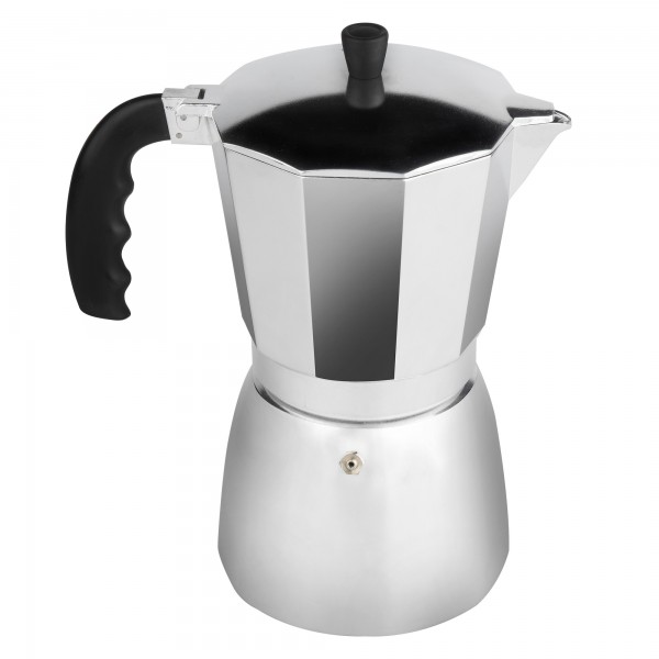 Supreme Cafetera italiana aluminio gris una 1 taza