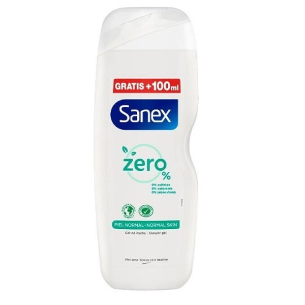 Sanex Zero % gel de ducha o baño hipoalergénico sin jabón 700 ml