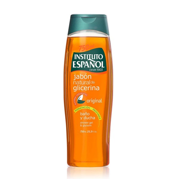 Instituto español jabón natural glicerina gel de baño hidratante 750ml
