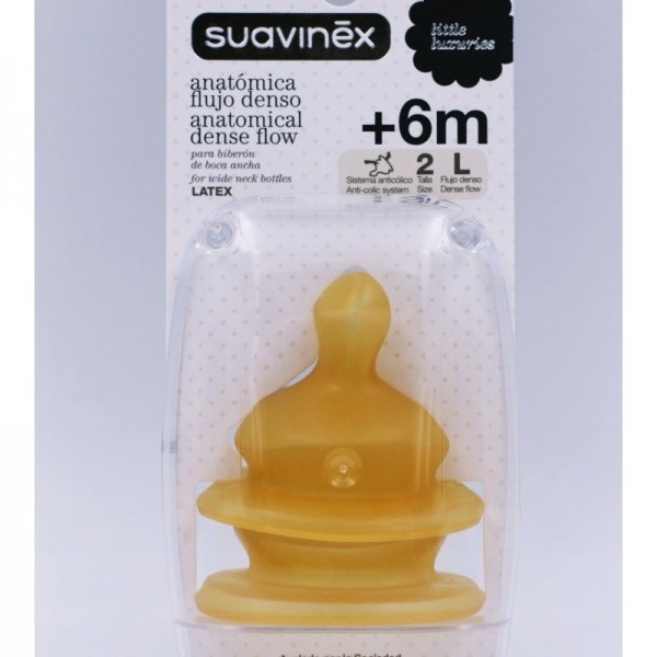 Tetina Suavinex Anatomica Latex 2l 2 Uds