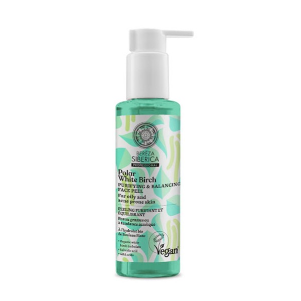 Natura Siberica Berëza peeling limpiador facial acné 145ml