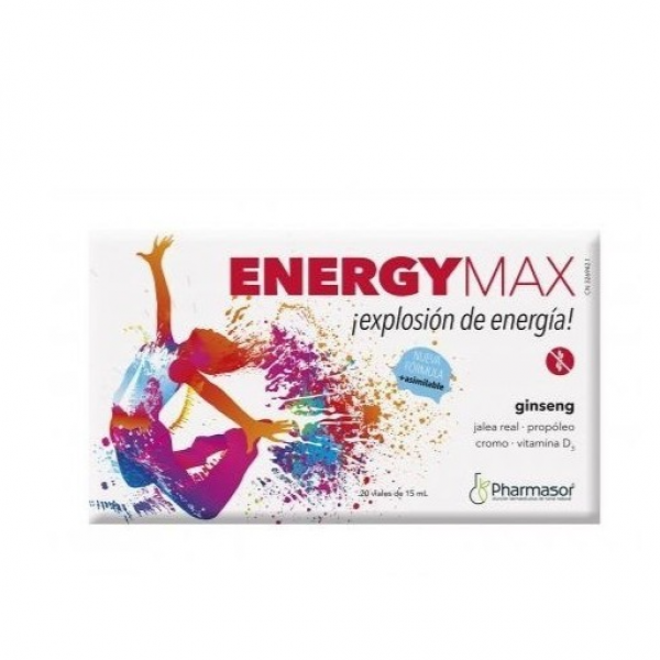 ENERGY MAX 20 VIALES 10ML PHARMASOR