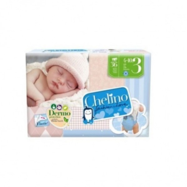 Chelino Love T3 4-10 Kg 36 Uds