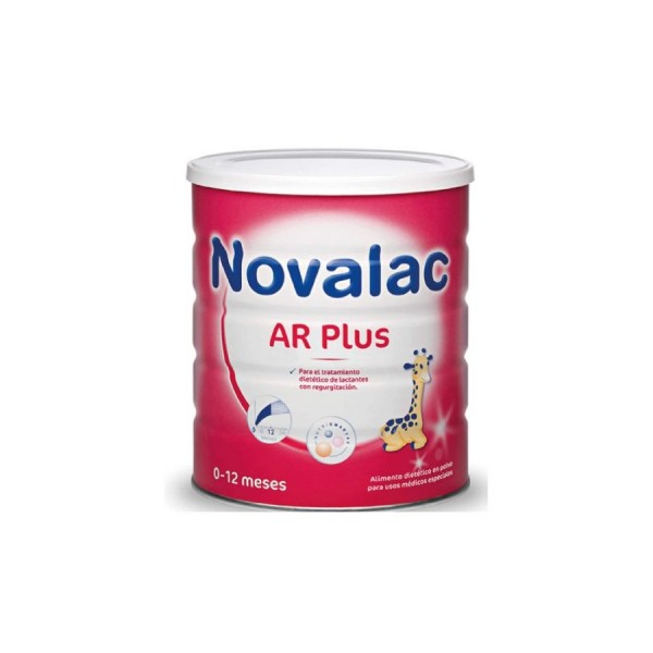 Novalac fórmula AR Plus leche infantil para bebés con reflujo gastroesofágico 800 Gramos