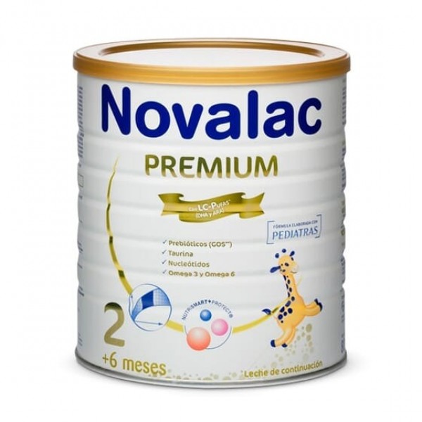 Novalac leche infantil Premium 2 continuación 6 - 12 meses 800 Gramos